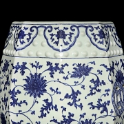 Asiento octogonal de ceramica