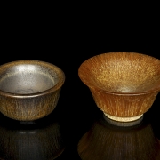 Dos cuencos tallados, s.XX