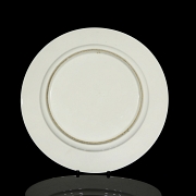 Plato de porcelana para exportación 