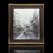 Juan Sevilla Sáez (1922) “Vista de calle”