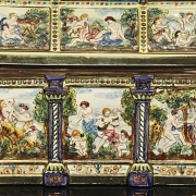 Capodimonte “Porcelain chest,” 20th century