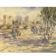 F. Amoros（20世纪）《图里亚河》，1975年 - 1