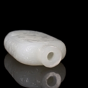Botella de rapé de jade de Hetian 