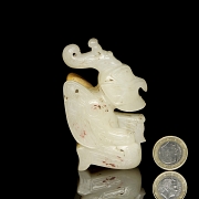 Figura de jade tallado 