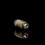 Antique brown agate Dzi bead - 2