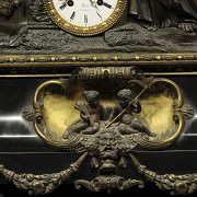 Gran reloj de sobremesa francés, s.XIX