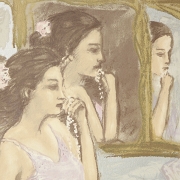 凯瓦（20世纪）《镜前的芭蕾舞女》 - 2