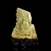 Figura de jade amarillo de Hetian 