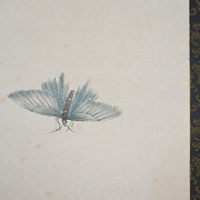 Chinese painting “Chrysanthemums and stone rock,” signed Qi Baishi