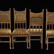 Conjunto de comedor estilo Shapland & Petter, s.XX