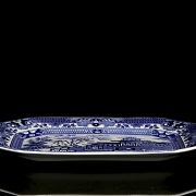 Willow Pattern Tray, Burleigh Ware, 19th Century - 5