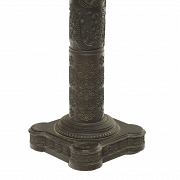 Carved wooden pedestal, 19th century - 7