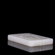 Placa de jade blanco de Hetian