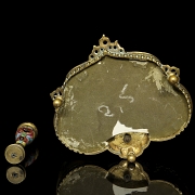 Set of enamelled scribe and stamp seal, 18th-19th century - 7