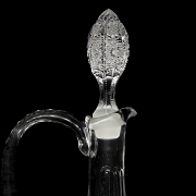 Set of glassware with jug and six glasses, 20th century