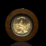 Medallón de espuma de mar 