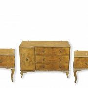 Set of bedroom furniture, 20th century