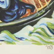 以色列·帕尔迪 Israel Paldi （1892-1979）《渔夫》1928年 - 4