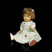 Muñeca clásica Mariquita Pérez, España, c. 1945-1952