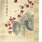Chinese painting ‘Flowers and Dragonflies’, 20th century - 2