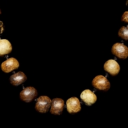 ‘Mala’ necklace with stone beads, Qing dynasty - 1