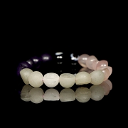Antigua pulsera de veinte cuentas de cuarzo, cultura Persa