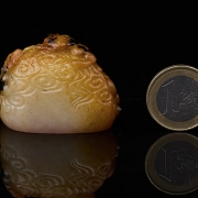 Sello de jade blanco de Hetian