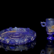 Conjunto de liulí de copa y plato