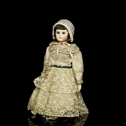 Doll with porcelain head, Germany, late 20th century - 4