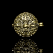 Pequeña caja de bronce, Tíbet, s.XIX-XX