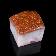 Nanhong seal ‘Dragon among clouds’, Qing dynasty