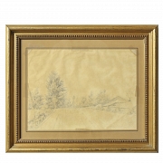 J. Vilar (19th-20th century) “Rural Landscape”