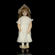 Muñeca de porcelana DEP, Simon & Halbig, c. 1900-1910