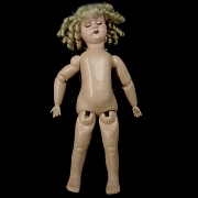 Muñeca articulada de composición, Europa, med. s.XX