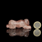 Colgante de cuarzo blanco