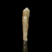 Hetian jade figure ‘Elder Scholar’, Qing dynasty