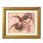 Maria Torres (20th century) ‘Cockfight’, 1993 - 4