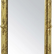 Louis XV style carved and gilded wooden mirror, 19th century