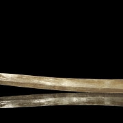 Antigua katana japonesa con vaina