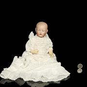 Muñeca de porcelana de carácter Alt, Beck & Gottschalck (ABG), Alemania, c. 1910-1920