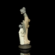 Nao figurine by Lladró, “Geisha with child,” 1980