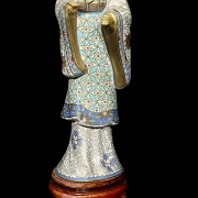 Figura de cloisonné