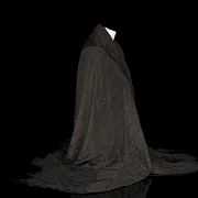Mantón de Manila negro, s.XX