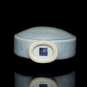 Bianhu porcelain vase ‘Lotus’, with Qianlong seal