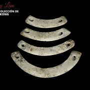 Conjunto de colgantes de jade, dinastía Zhou