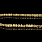 Mala with 125 seed and agate beads, 20th century