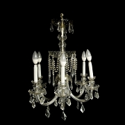 Ceiling lamp with glass beads, 20th century - 4