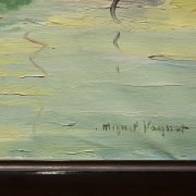 米格尔·瓦克尔 Miguel Vaquer（1910–1988）《港中的帆船》 - 2