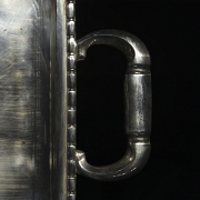 Small Spanish silver tray, 20th century