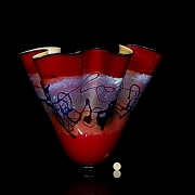 迈克尔·努罗（1949–2015）艺术玻璃器皿 - 7